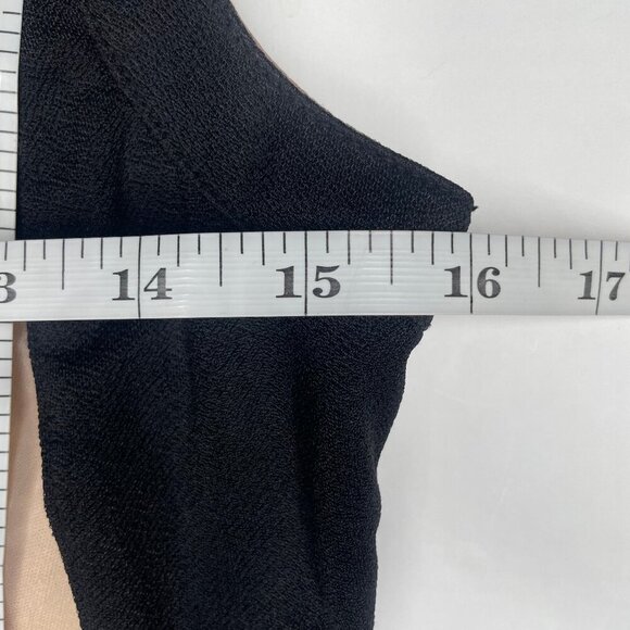 Alt. B Black & Nude Illusion Party Mini Midi Dress Size Large Occasion Event - Picture 8 of 11